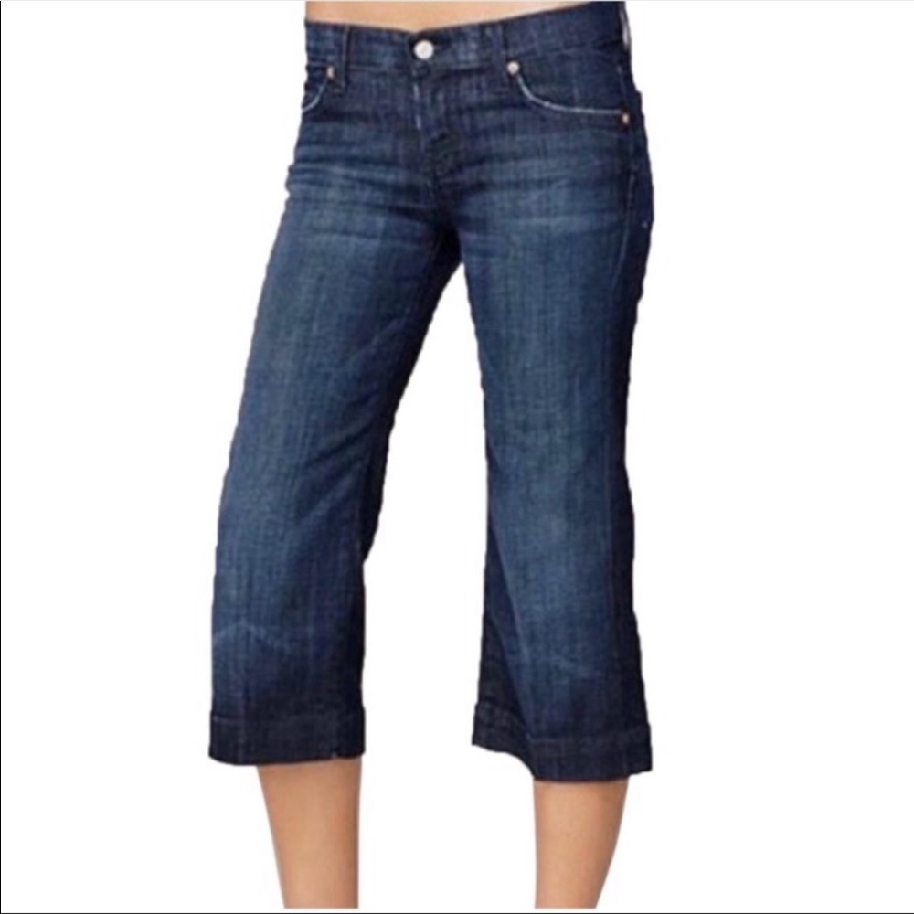 7 for all mankind cropped “Dojo” sz 27